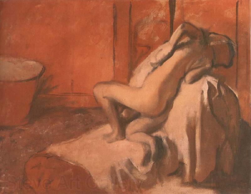 Edgar Degas After the Bath